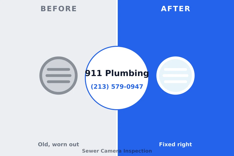 Before and after: plumbing company Chisholm, MN